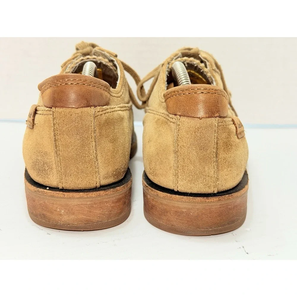 CAT Caterpillar Suede Oxford Shoes Beige Tan Leather Men's 9.5 Casual‎ Dress